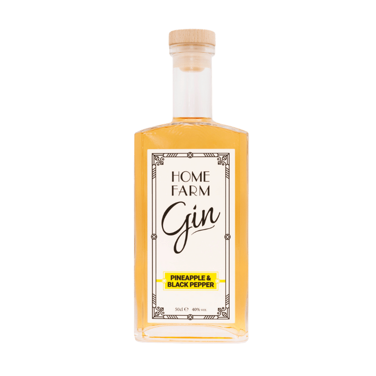 Description A Limited Edition, artisan gin, 40% Vol, distilled in small batches with 6 exotic botanicals, fresh Pineapple and Black Pepper. Made with Norfolk water harvested here on the farm from the aquifer rocks around 20m deep beneath the surface, filtered, purified and ready for distillation.