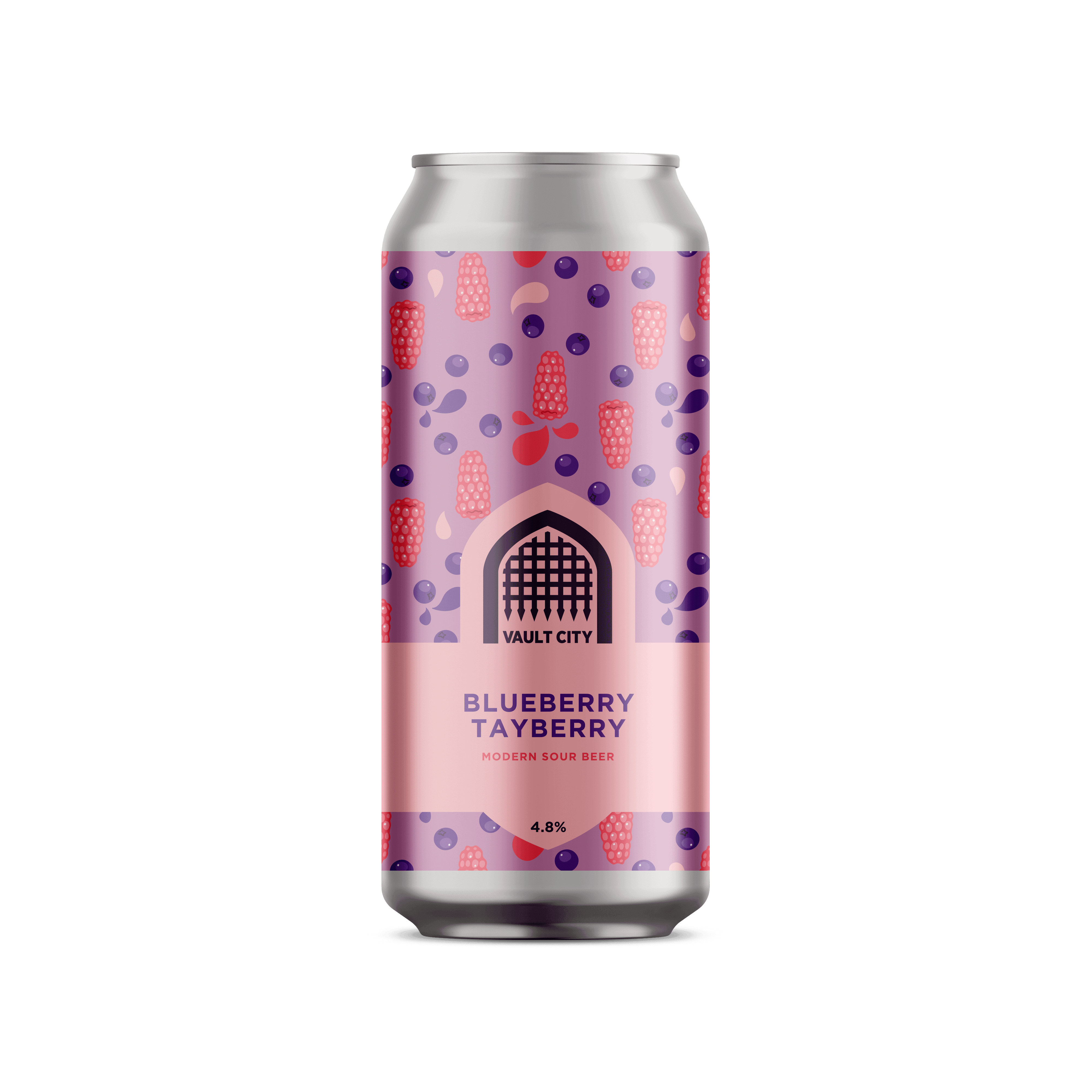 Blueberry Tayberry Sour 4.8% - Vault City - 440ml