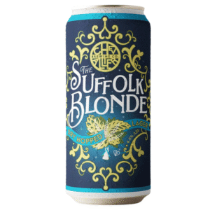 Suffolk blonde, 440ml, dry hopped lager