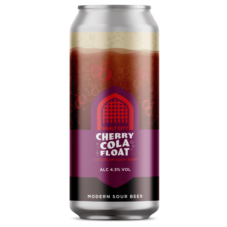 Cherry cola float, 440ml, sour